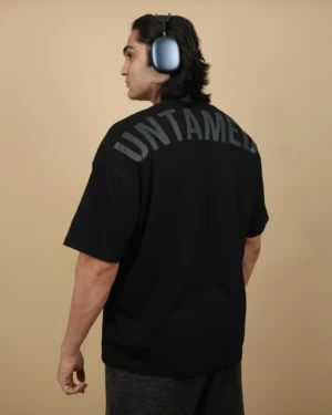 the untamed tee (black)